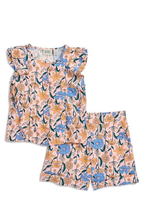 Kids' Floral Top & Shorts Set (Little Kid & Big Kid)