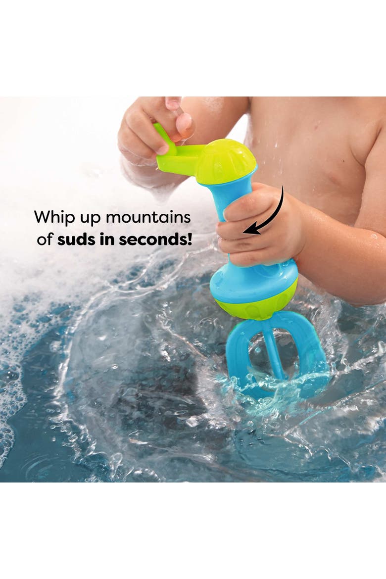 Bubble Bath Whisk in Blue, Alternate, color, Blue Multi