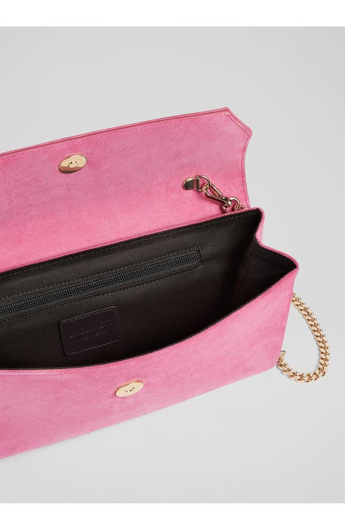 Lk Bennett Dora Clutch In Sweet Pea