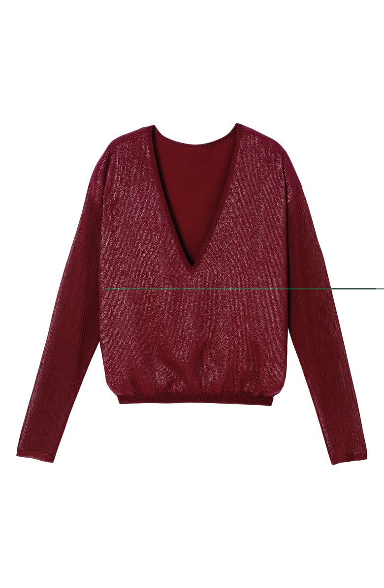 Longchamp Sweater, Main, color, Red Lacquer