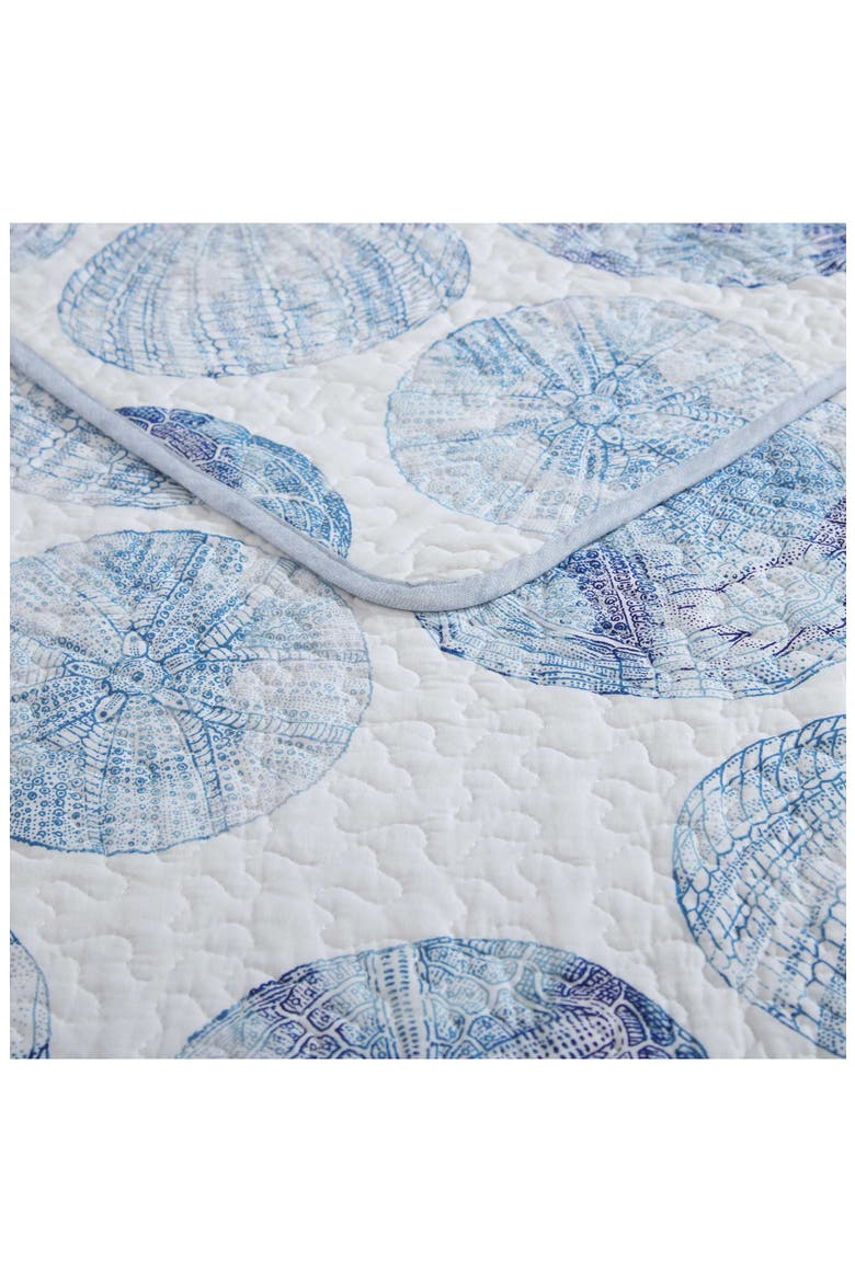 Ocean Isle Cotton Quilt & Sham Set, Alternate, color, INDIGO