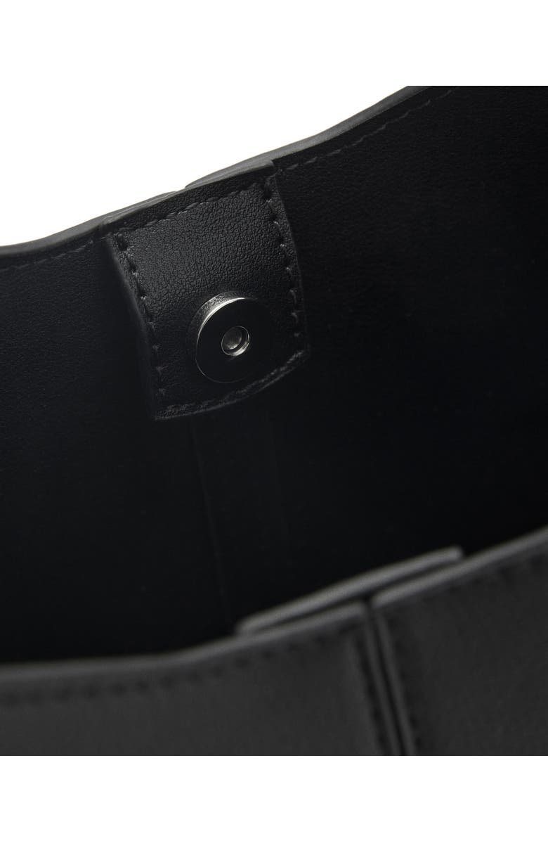 MANGO Faux Leather Shopping Tote, Alternate, color,