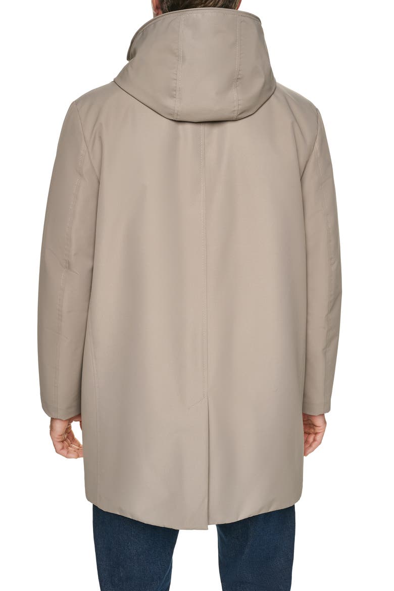 Mackintosh with Hooded Bib, Alternate, color, BRINDLE