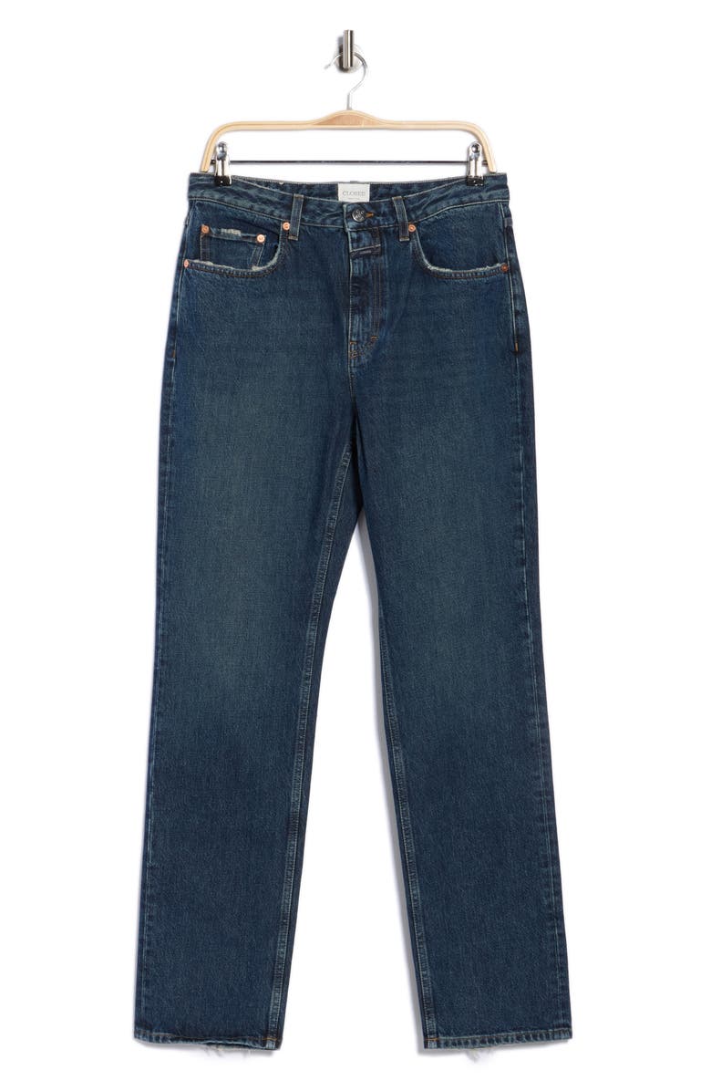 Closed Ridge-X Barrel Leg Jeans, Alternate, color, Dark Blue