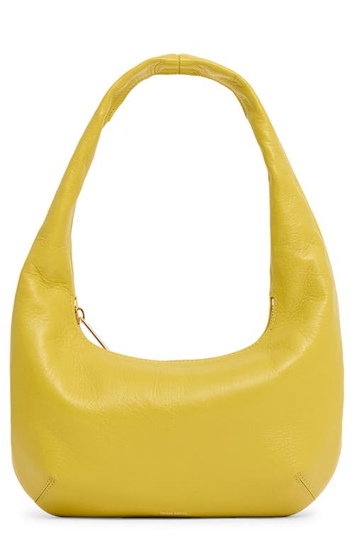 Mansur Gavriel Mini Gnocchi Leather Hobo Bag in Citrus at Nordstrom
