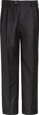Zanella Bennett Straight Leg Pleated Dress Pants