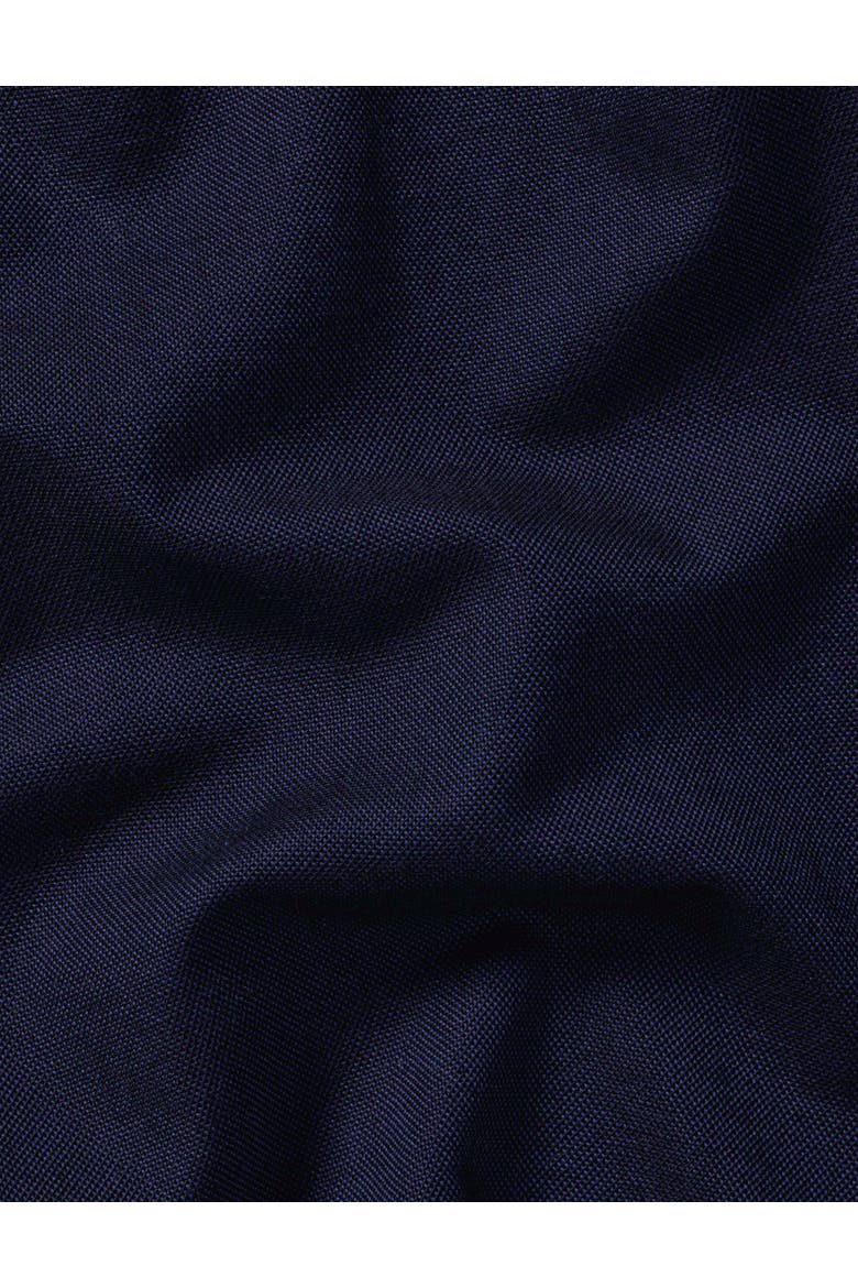 Plain button-down stretch washed Oxford shirt, Alternate, color, Ink Blue