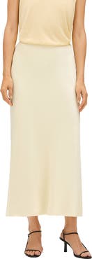 Another Tomorrow Satin Skirt