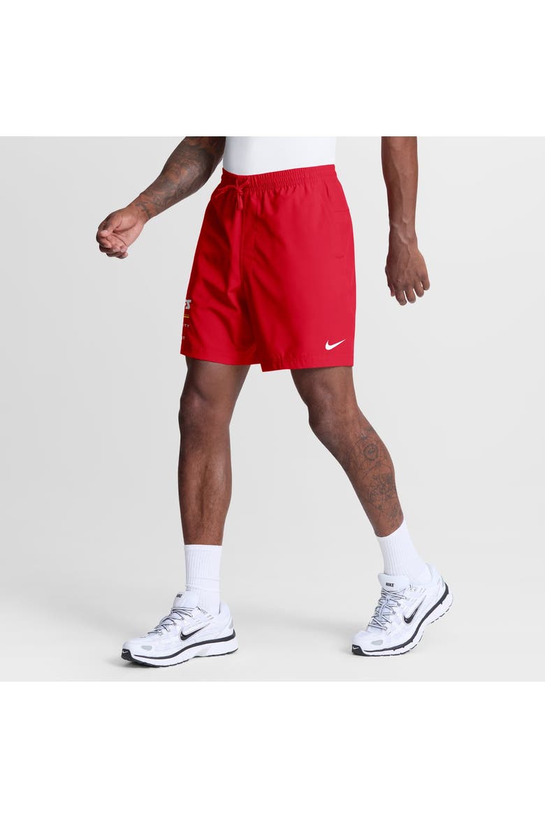 Men's Nike Red Kansas City Chiefs Form Dri-FIT Shorts, Alternate, color, Red