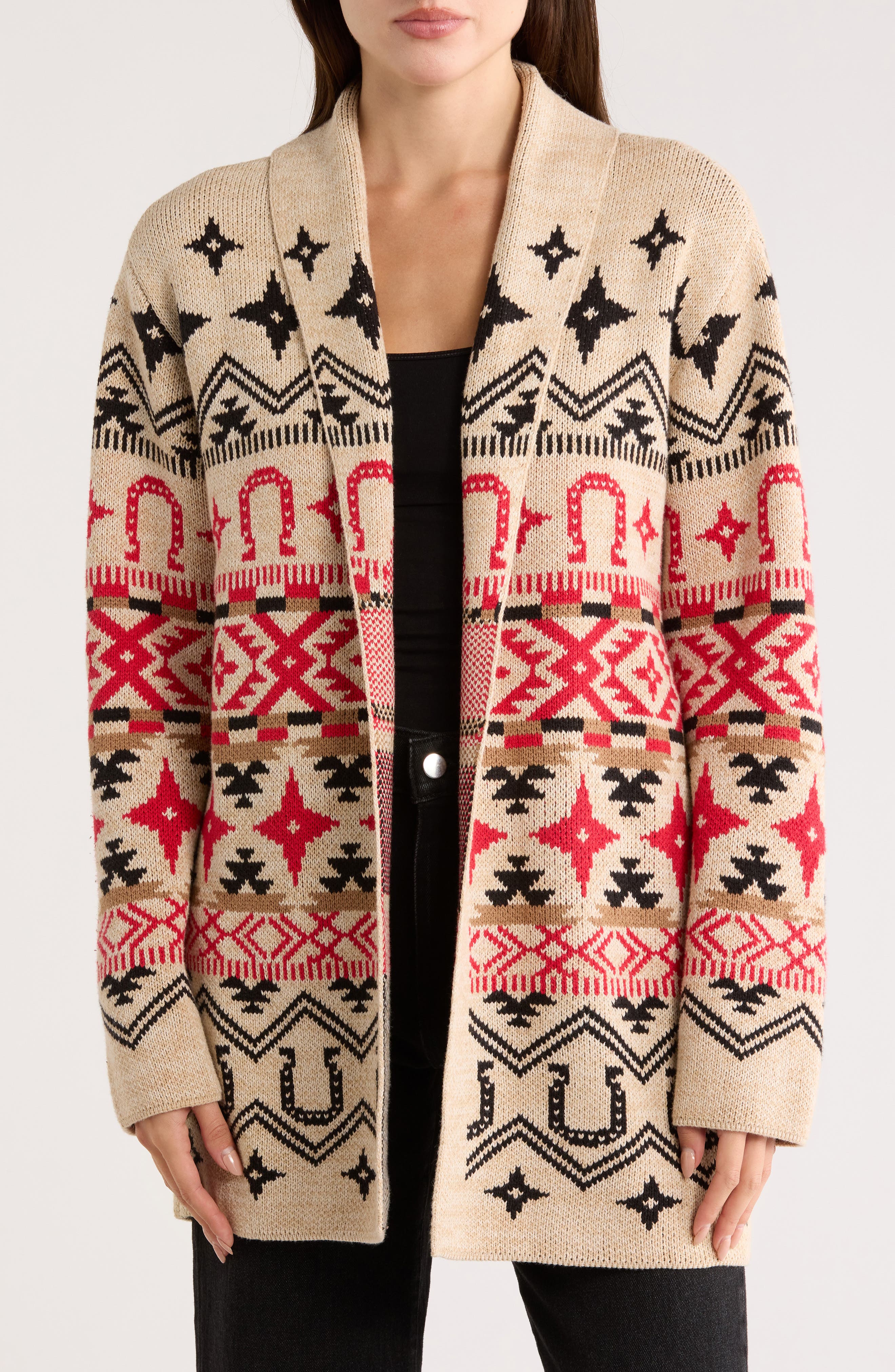 Lucky Brand Horseshoe Cardigan