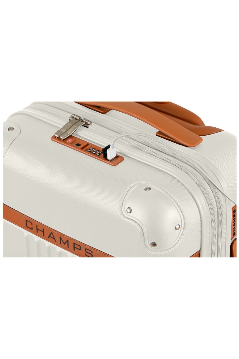 Vintage Carry-On Hardside Spinner, Alternate, color, IVORY