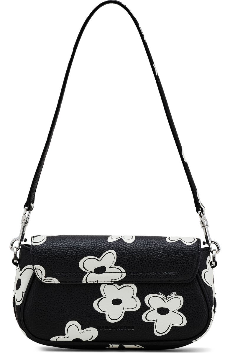 Marc Jacobs The Clover Floral Leather Shoulder Bag, Alternate, color,