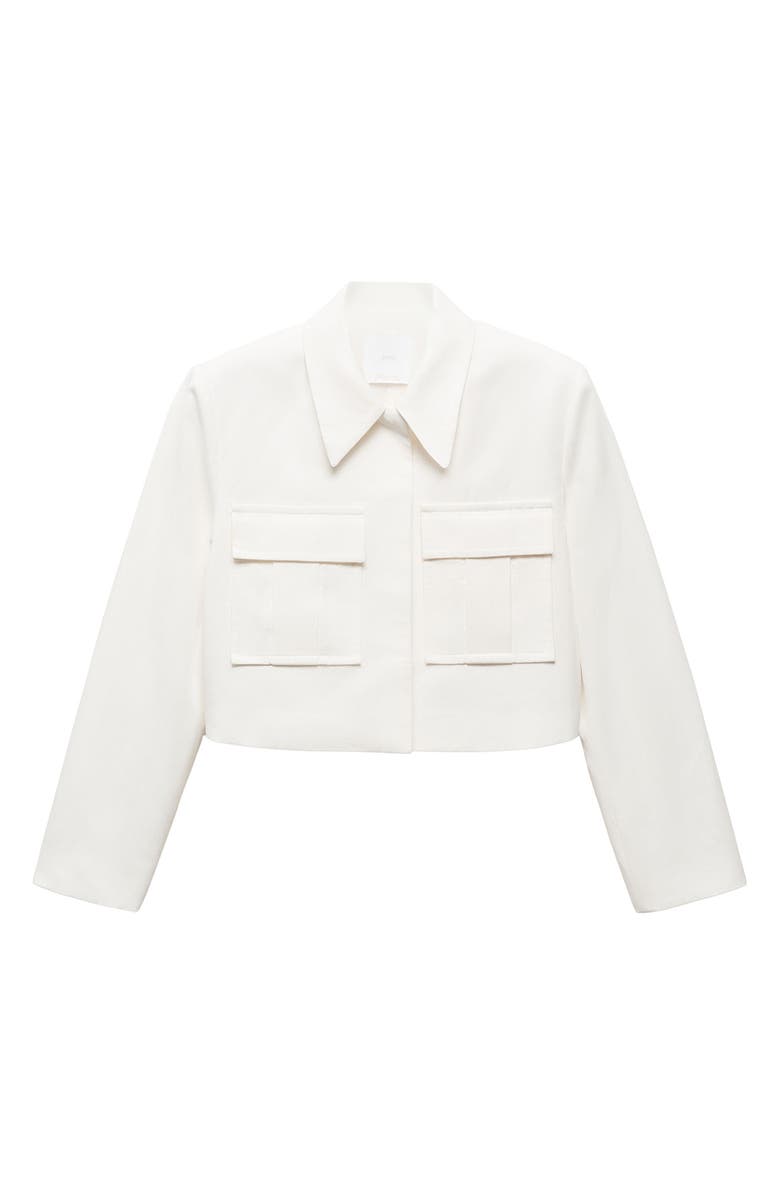 MANGO Lugo Crop Jacket, Alternate, color,