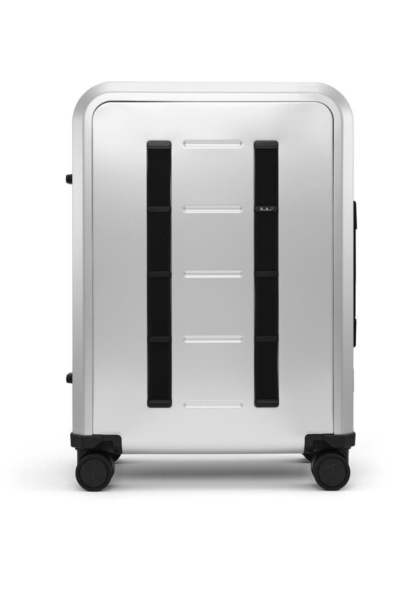 Ramverk Alu 26" Medium Checked Spinner Luggage, Alternate, color, Silver / Onyx