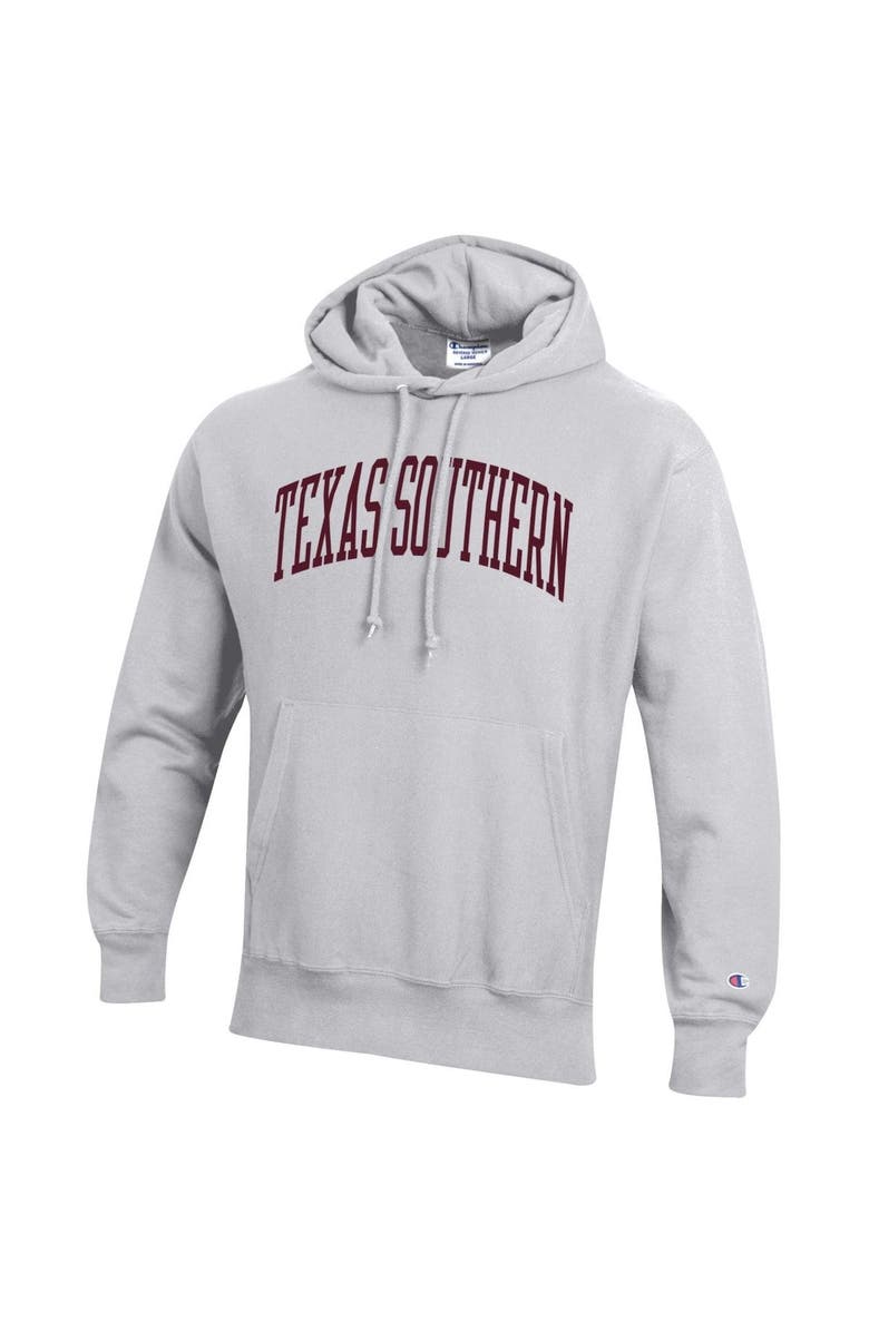 Champion Men's Champion Gray Texas Southern Tigers Tall Arch Pullover Hoodie, Alternate, color, Gray