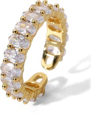 LA MENO Shimmer Stack Cubic Zirconia Ring