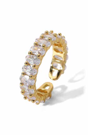 Shimmer Stack Cubic Zirconia Ring