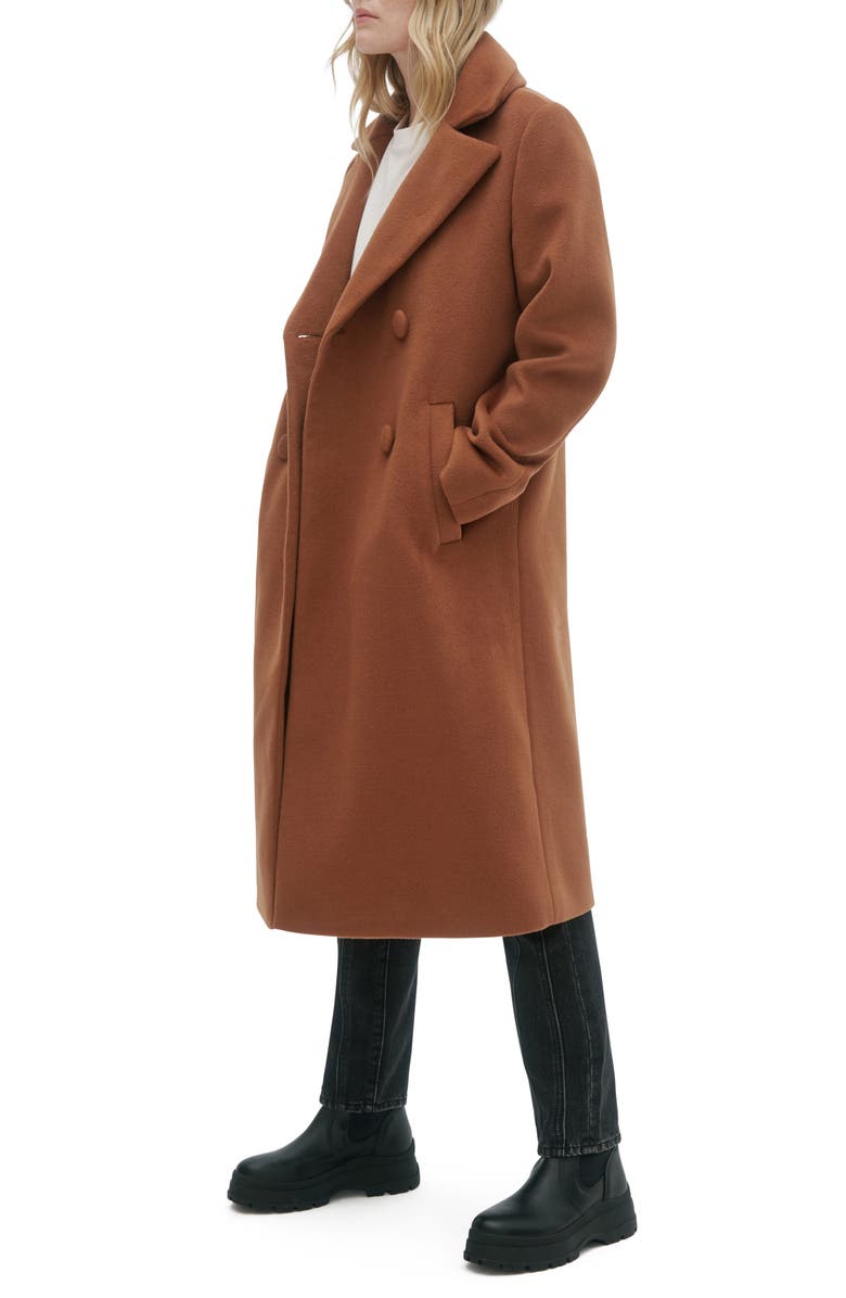 Noize Double Breasted Coat, Alternate, color,