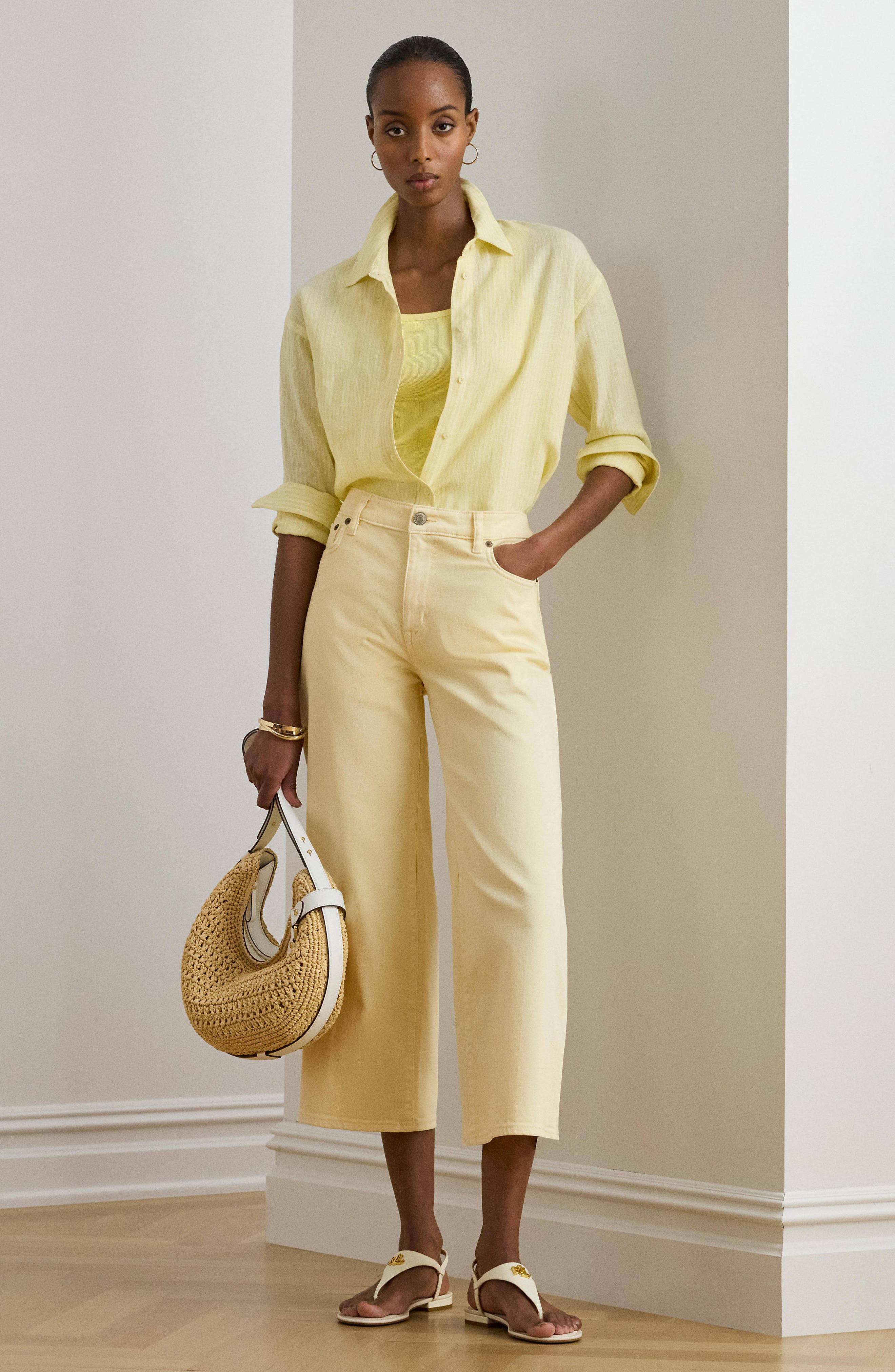 Crop Wide Leg Jeans - image 2