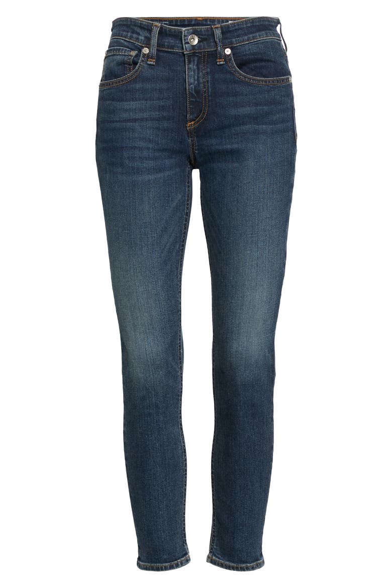 Cate High Waist Crop Skinny Jeans, Alternate, color, MARIGOLD