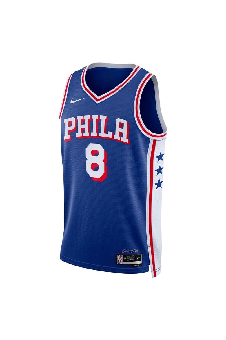 Unisex Nike Paul George Royal Philadelphia 76ers 2024 Offseason Addition Nike Swingman Jersey, Alternate, color, Royal
