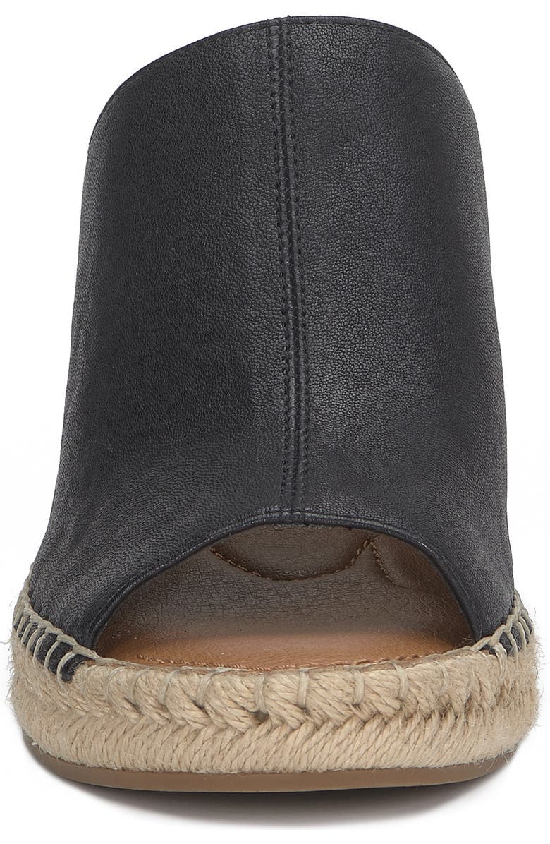 Lucky Brand Cabriah Espadrille Platform Wedge Slide Sandal, Alternate, color, Black Shsntw