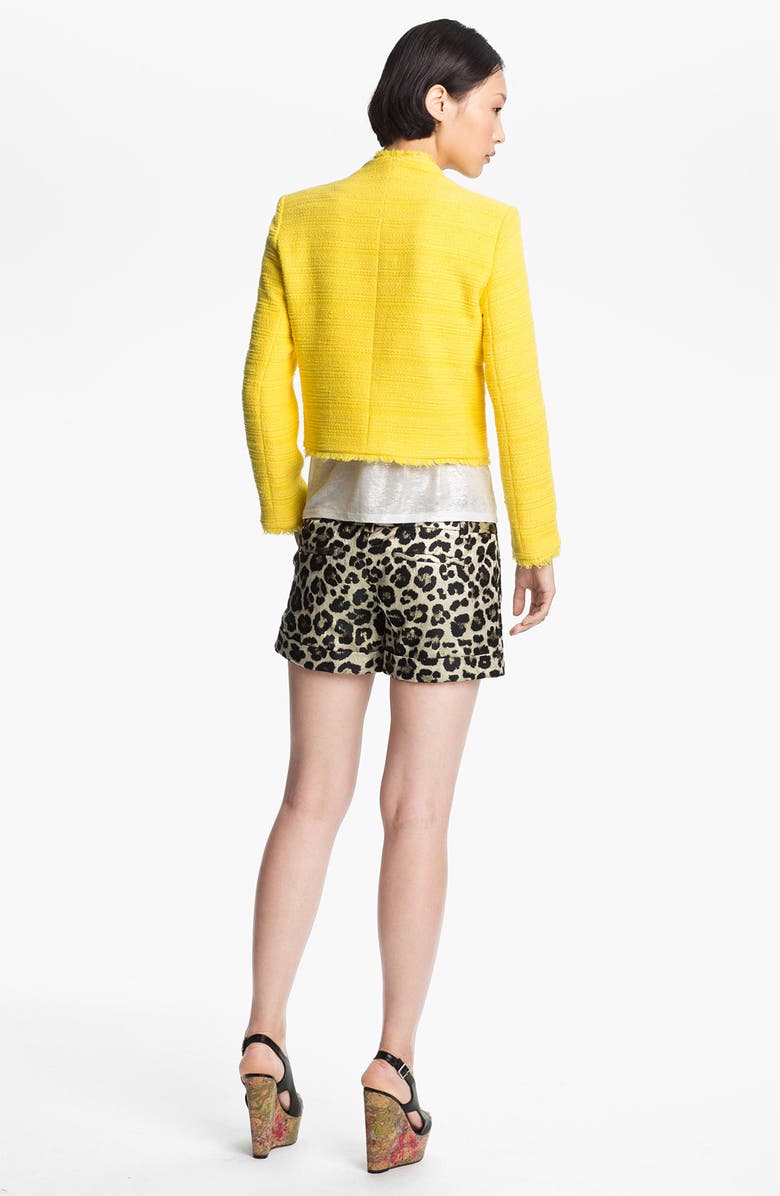 Alice + Olivia 'Princeton' Tweed Jacket, Alternate, color, 