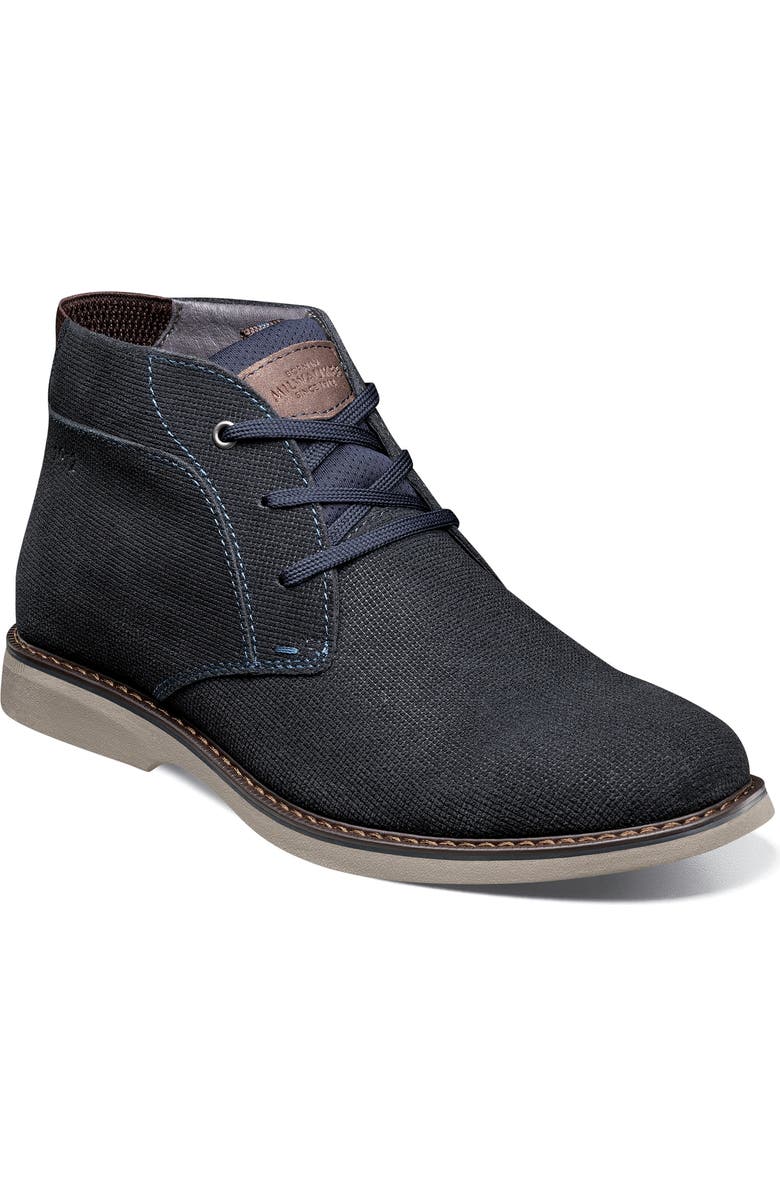 NUNN BUSH Otto Chukka Boot - Wide Width Available, Main, color, Navy