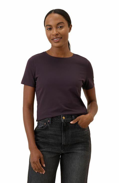 Luxe Stretch Jersey Slim Tee