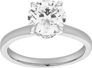 LuvMyJewelry Liora 14K Gold Round Lab Grown Diamond Hidden Halo Ring - 1.98 Ct