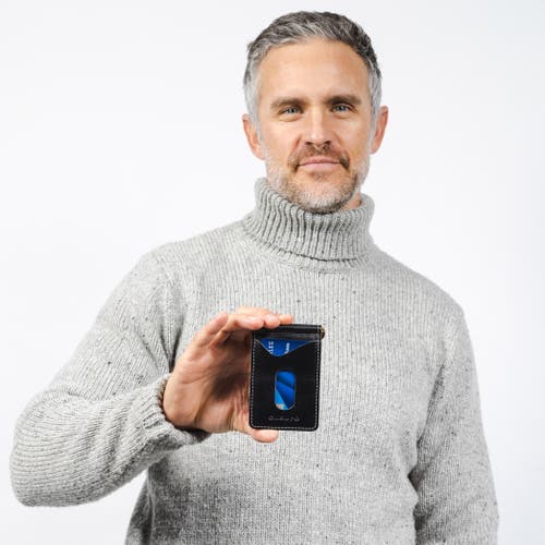 Casupo Money Clip Wallet In Black