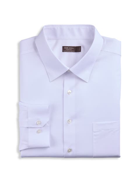 Big & Tall Stretch Pinpoint Dress Shirt