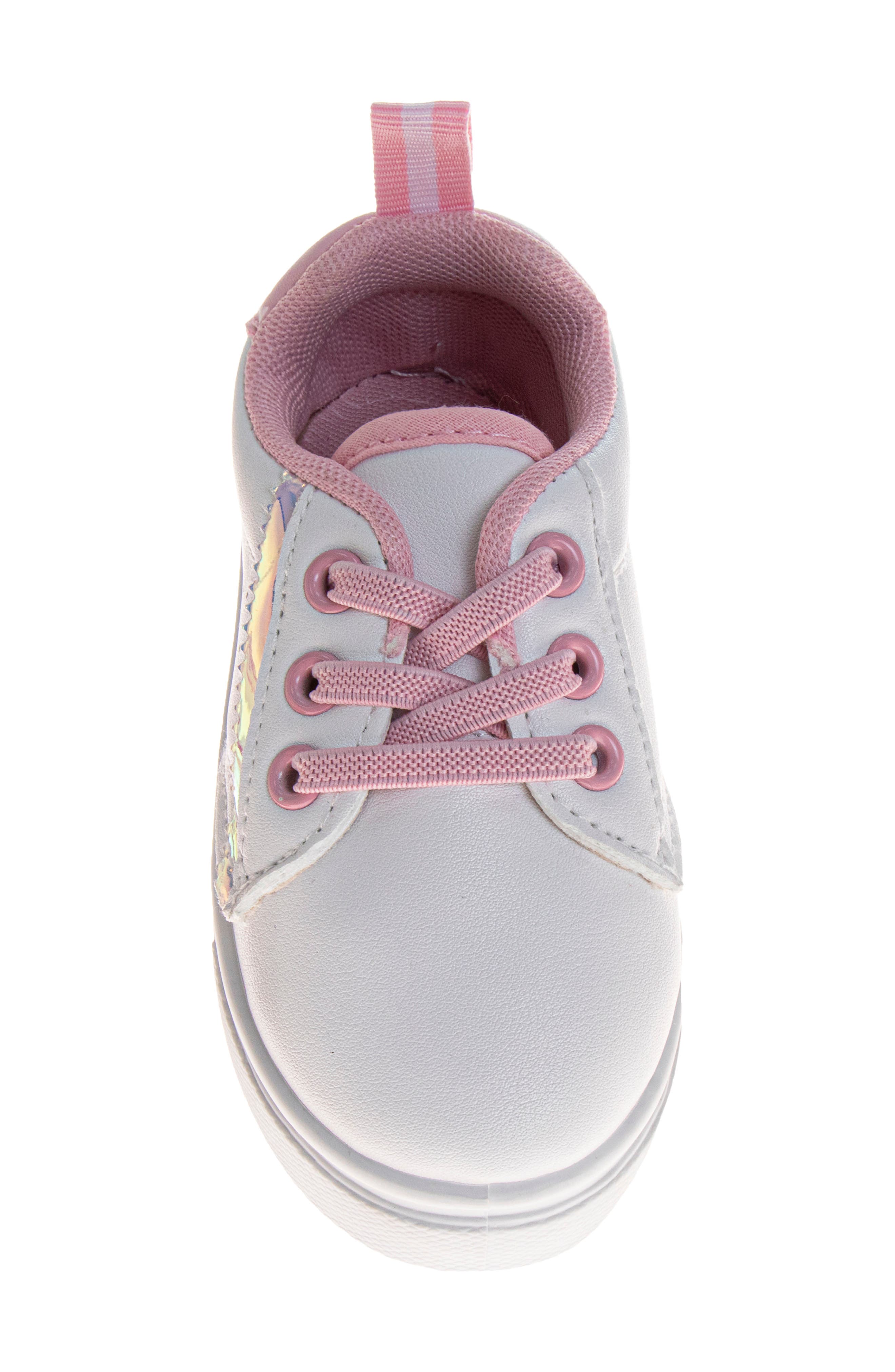 Kids' Fashion Sneaker, Alternate, color, WHITE PINK