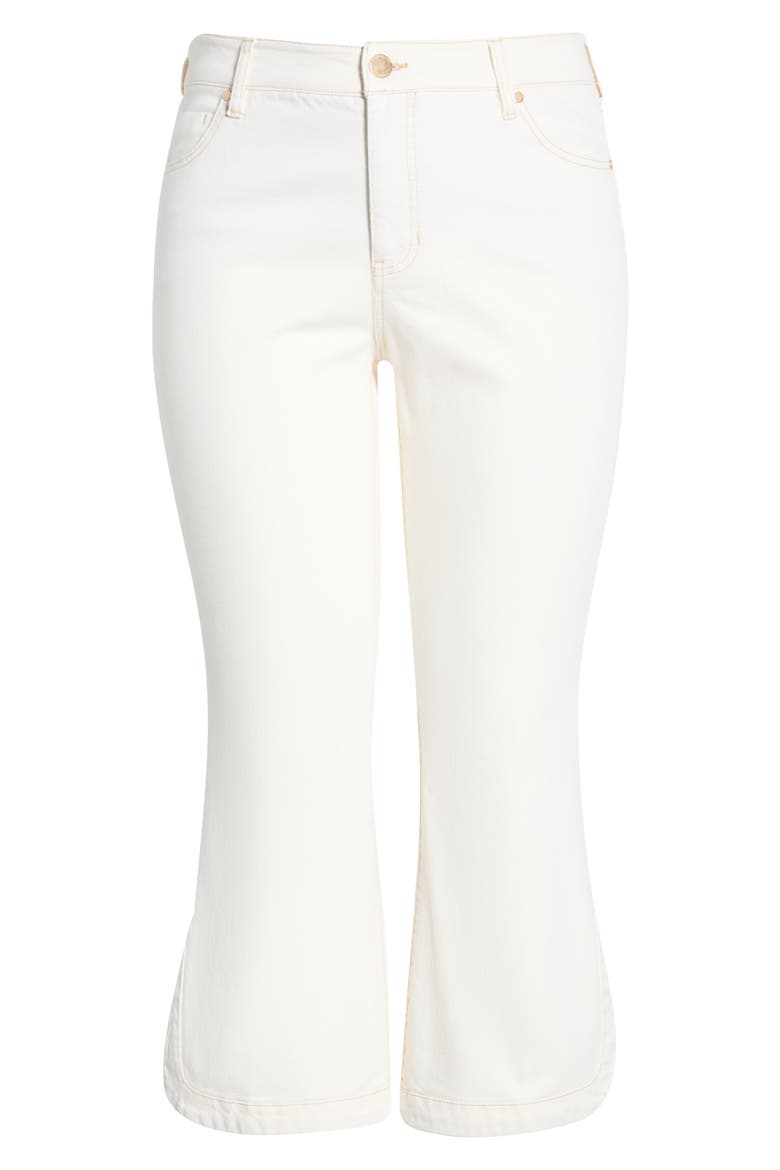 Hannah Tulip Hem Crop Flare Jeans, Main, color, DESERT DUNES