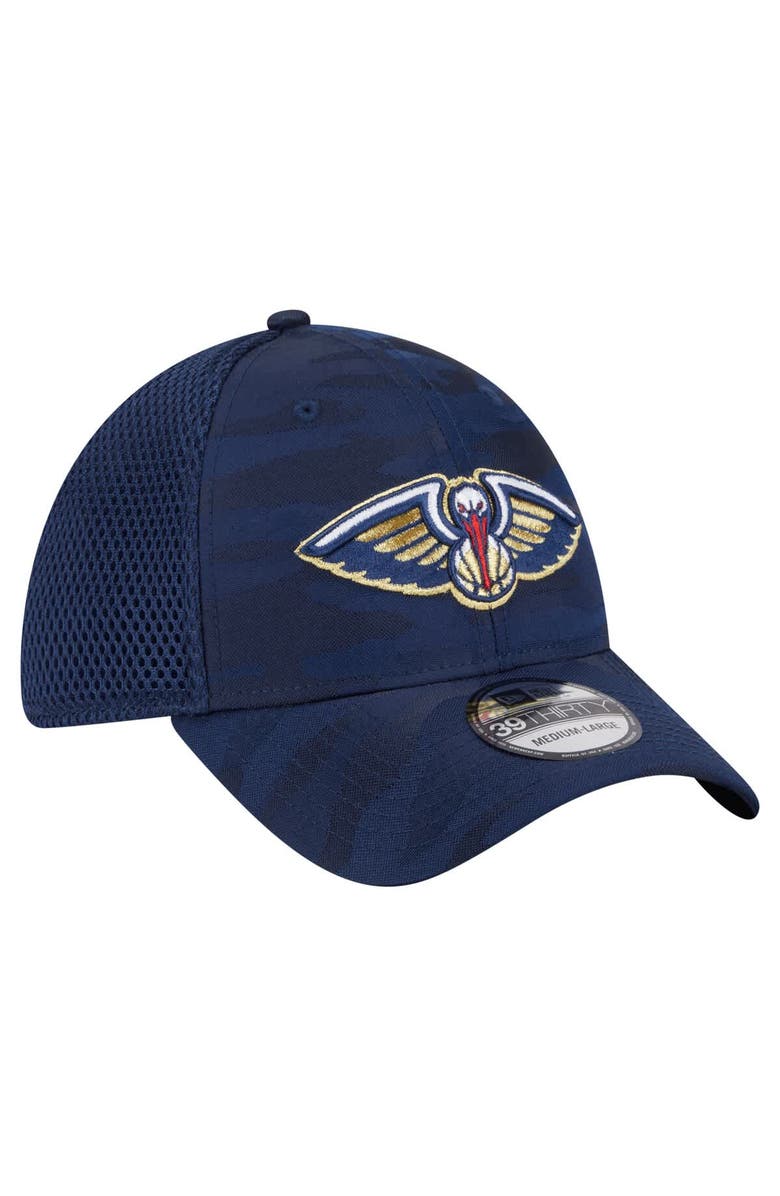 New Era Men's New Era Navy New Orleans Pelicans Subtle Camo 39THIRTY Flex Hat, Alternate, color, Navy