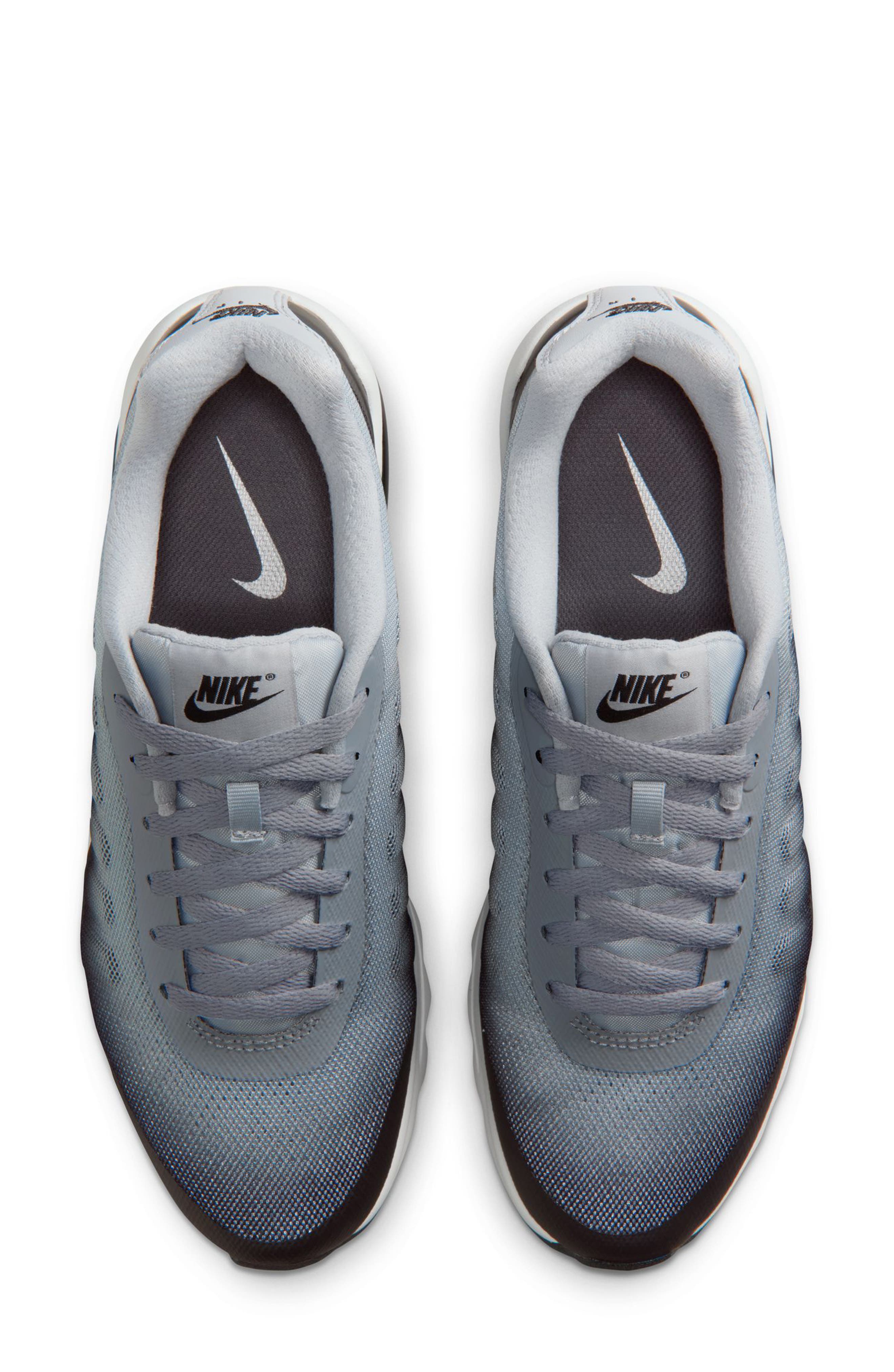 Nike Air Max Invigor Sneaker, Alternate, color, Dark Grey/ Silver-Black