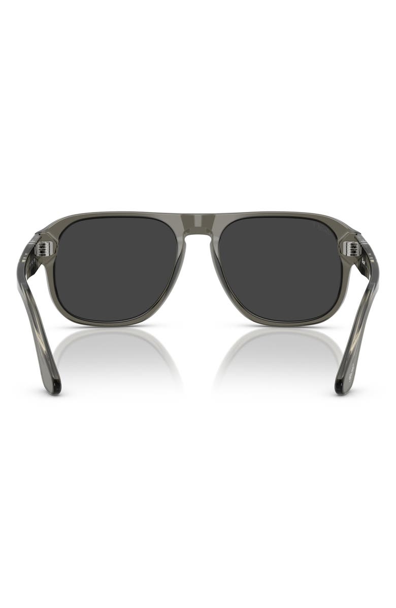 Persol 54mm Polarized Pillow Sunglasses, Alternate, color, 