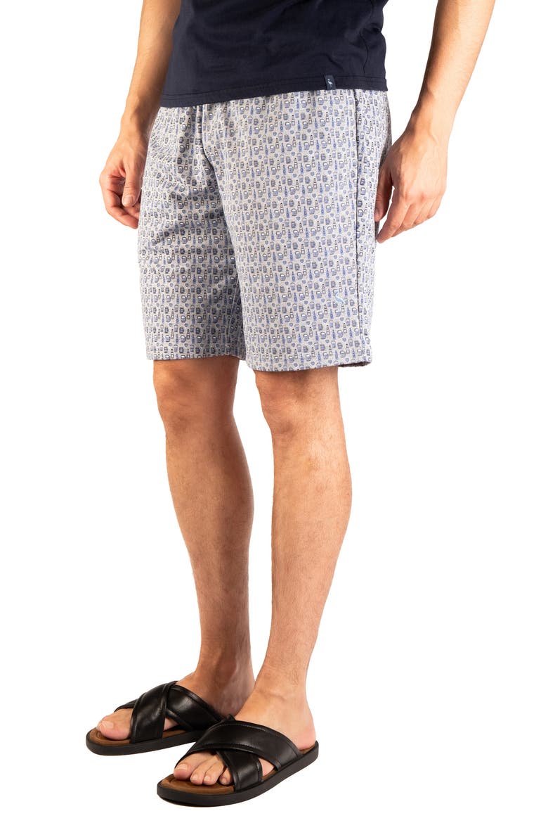 Bottoms Up Printed French Terry Shorts, Alternate, color, GREY HEATHER