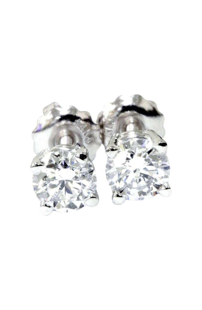 Bliss Diamond 1/2ct Round Diamond Studs Screw Back 14K Gold, Main, color,