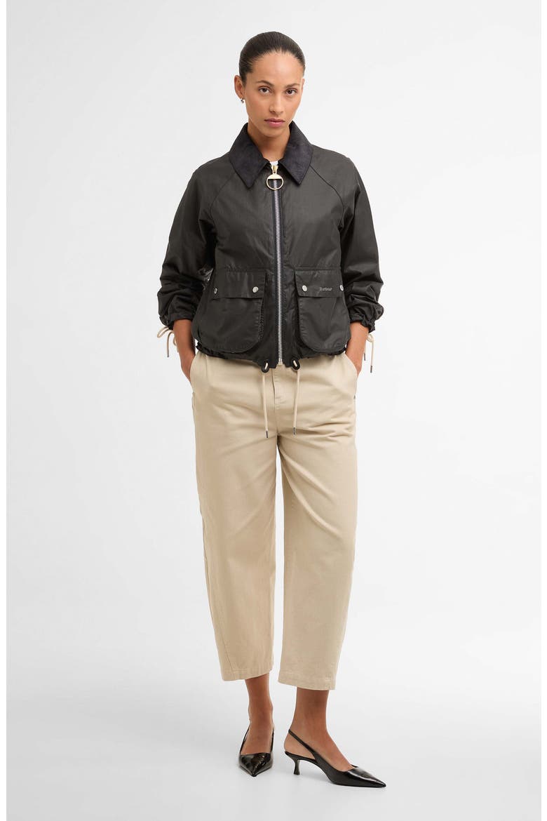 Marron Waxed Cotton Jacket, Alternate, color, GREY/ DRESS