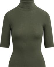 Favorite Daughter The Amelia Merino Wool Turtleneck Top