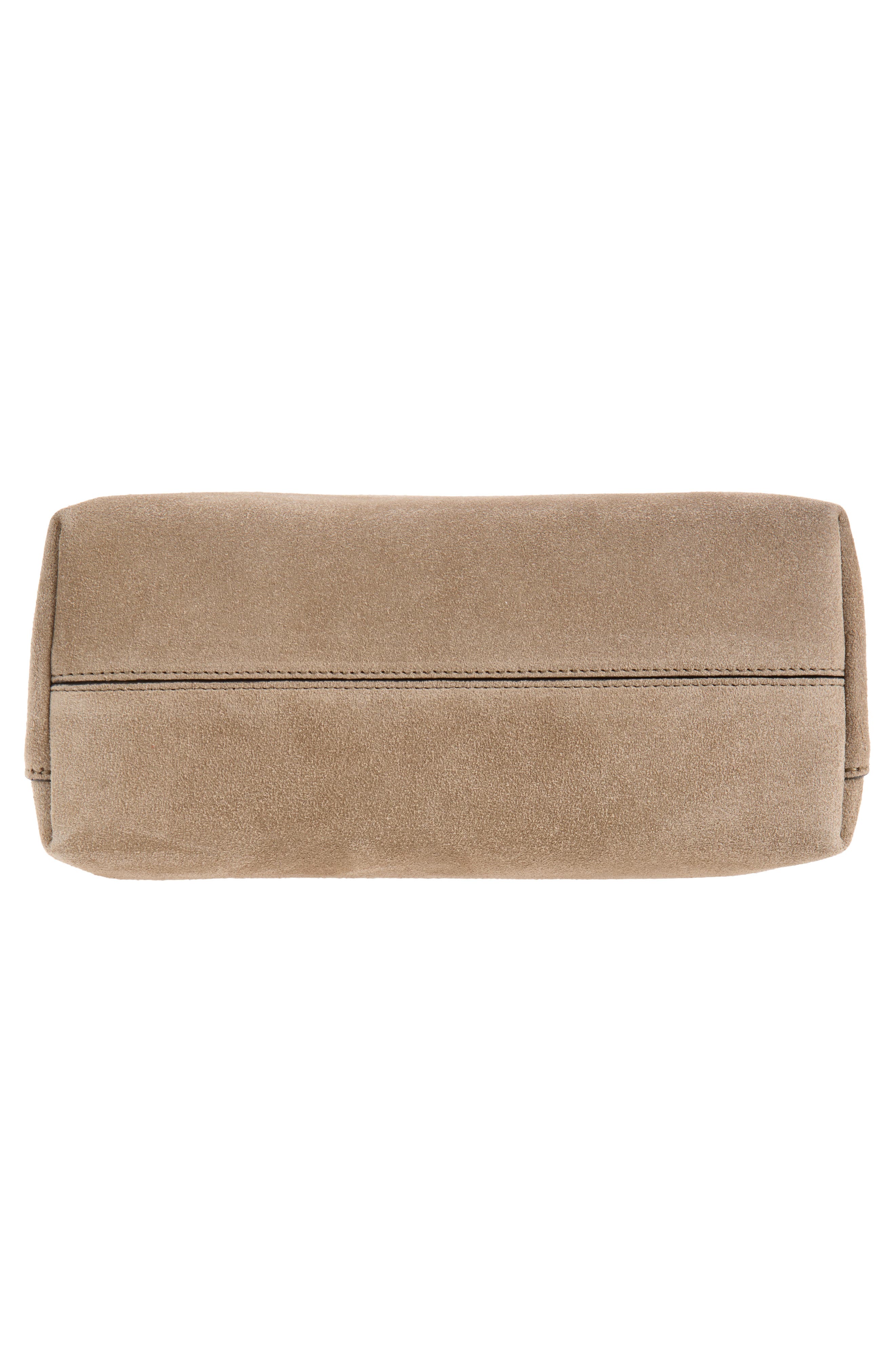 Tod's Mini T Timeless Bucket Bag, Alternate, color, Coca Mocha/ Creta Ch
