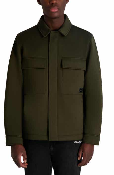 KARL LAGERFELD Twill Shirt Jacket