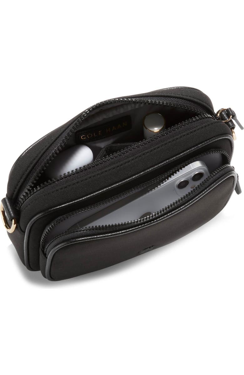 Cole Haan Recycled Neoprene Transit Belt Bag, Alternate, color, Black