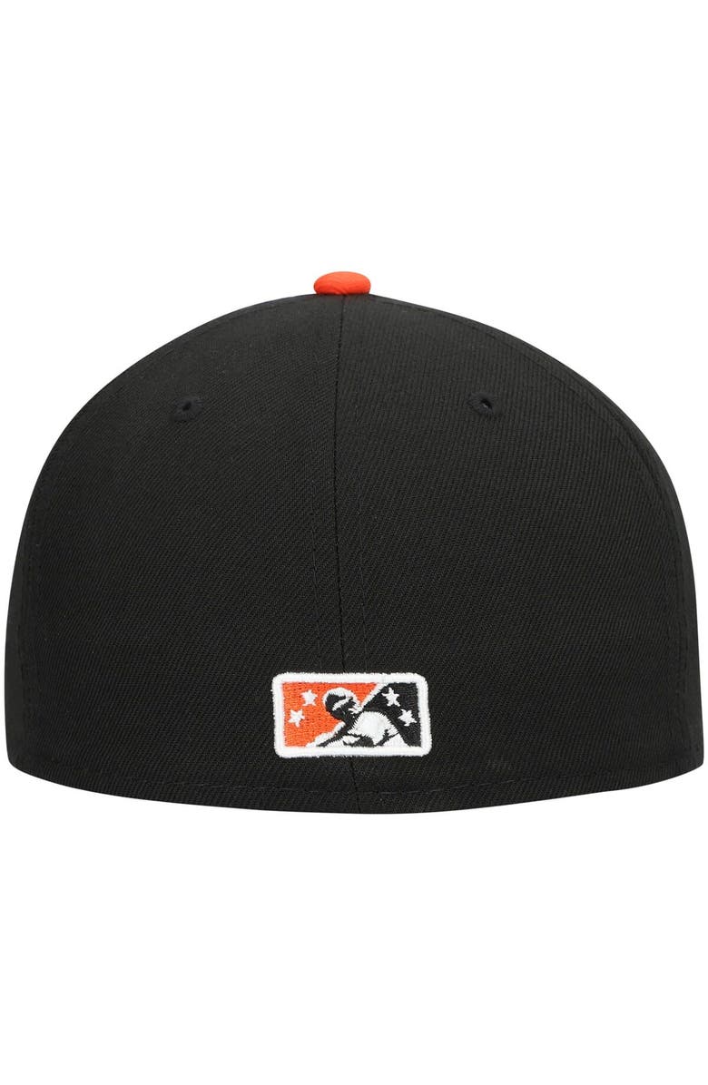 New Era Men's New Era Black Dayton Dragons Authentic Collection Team Alternate 59FIFTY Fitted Hat, Alternate, color, Black