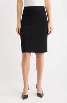 Rib Pencil Skirt