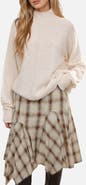 Blu Pepper Center Seam Mock Neck Sweater