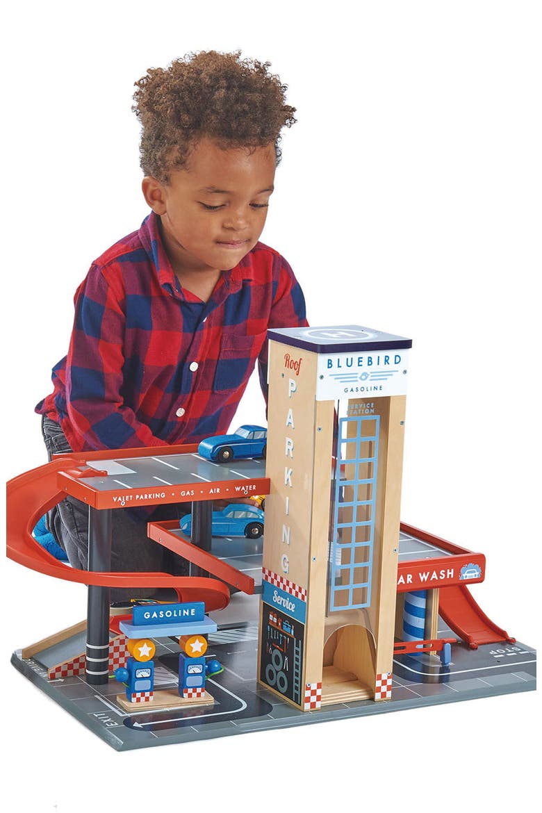Bluebird Service Station Playset, Alternate, color, MULTI