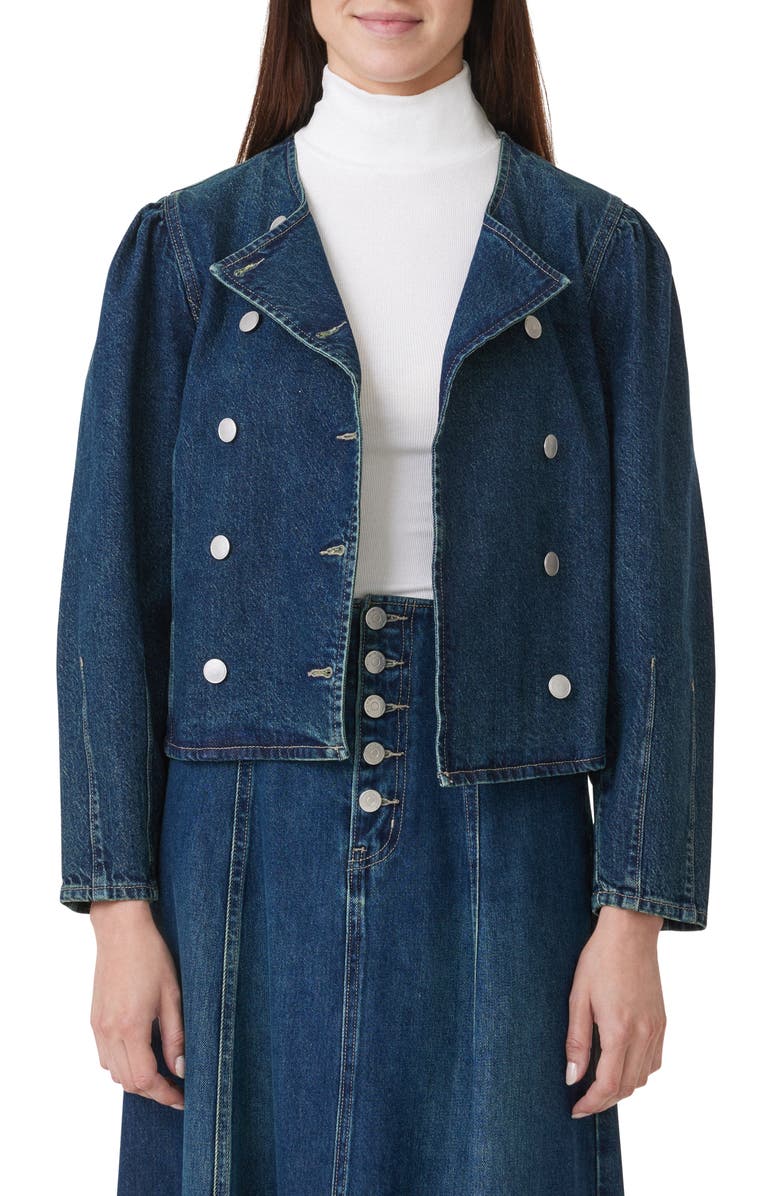 Habitual Double Breasted Denim Jacket, Alternate, color, Tide