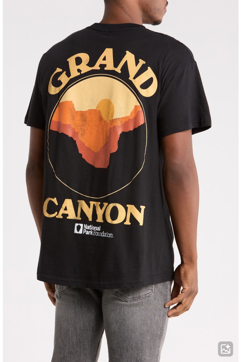 Grand Canyon Graphic T-Shirt, Alternate, color, BLACK